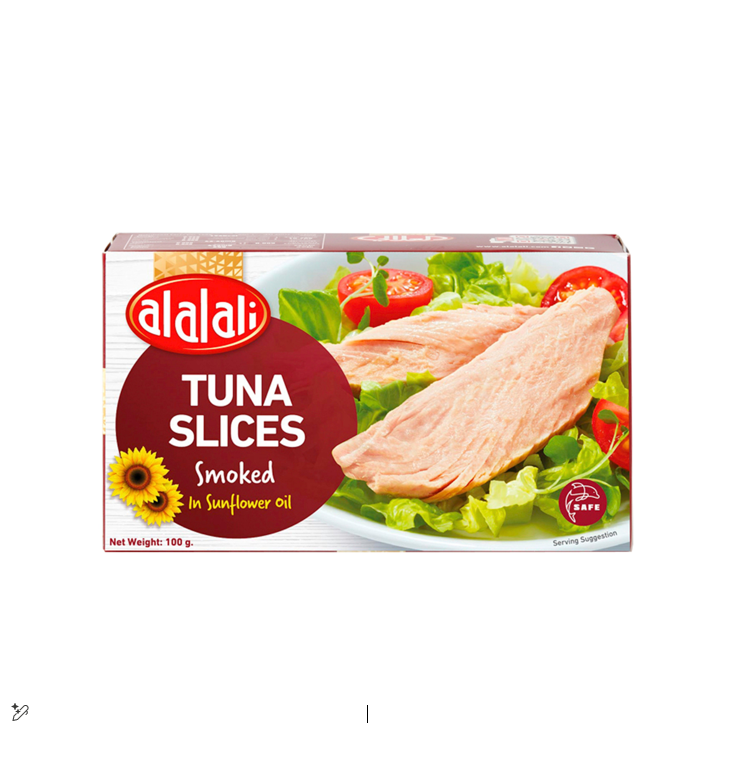ALALALI TUNA SMOKED SUNFLOWER OIL 100GM