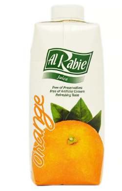 Al Rabie Long Life Orange Juice - preservatives free, artificial colors free, artificial flavors free111