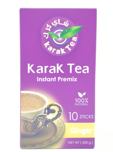 [04 KTG] Karak Natural Instant Premixed Tea Sachet Ginger Flavor