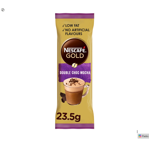 Nescafé Gold Low Fat Double Choc Mocha Instant Coffee Sachet - artificial flavors free