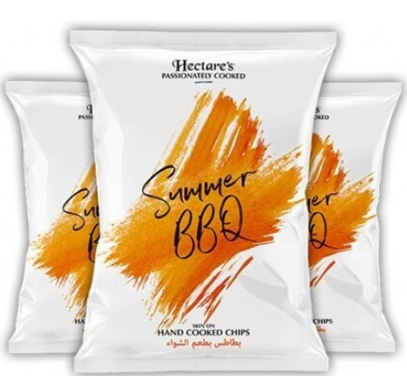 [HTCSB02] Hectare's Hand Cooked Summer BBQ Skin-On Potato Chips - gluten free, GMO free, MSG free 40gm