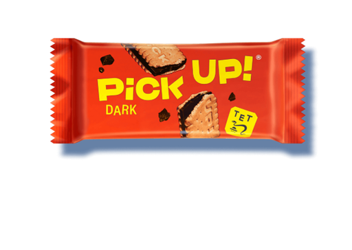 [1040-00080] Pick Up Biscuit Filled with Dark Chocolate 28g