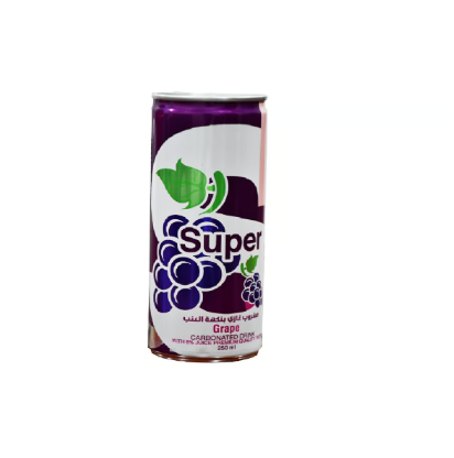Super Carbonated Grape Drink 250ml