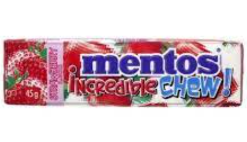Mentos Incredible Chew Strawberry Flavor