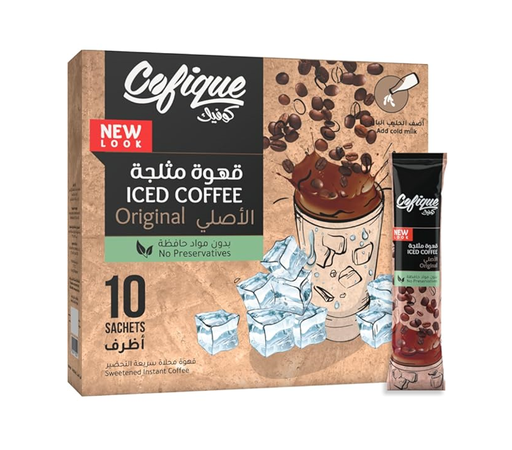 Cofique Instant Original Iced Coffee Sachet - preservatives free