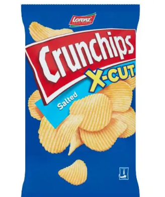 [LOR-01-04] Lorenz Crunchips X-Cut Salted Potato Chips