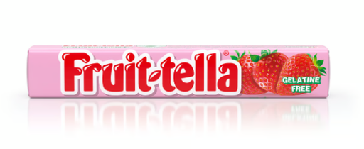 Fruit-tella Chewy Candies Strawberry Flavor (9 Pieces) - gelatin free