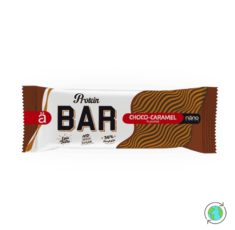Nanosupps 36% Protein Bar Chocolate & Caramel Flavor - no added sugar