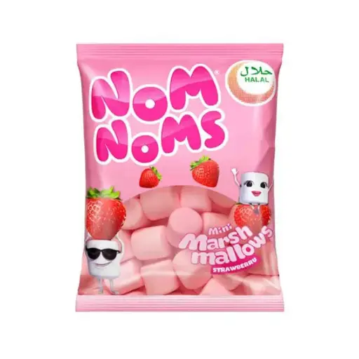 Nom Noms Mini Marshmallows Strawberry Flavor - gluten free, fat free, artificial colors free