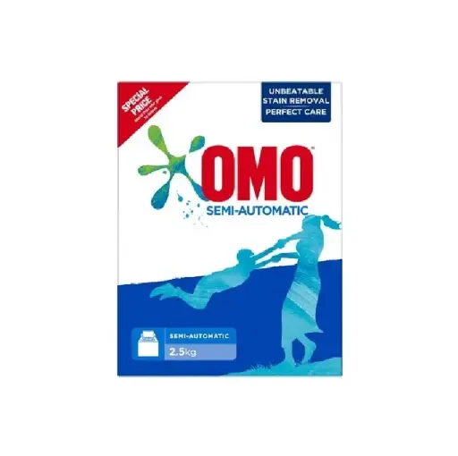 Omo Automatic Antibacterial Laundry Detergent Powder Front & Top Load