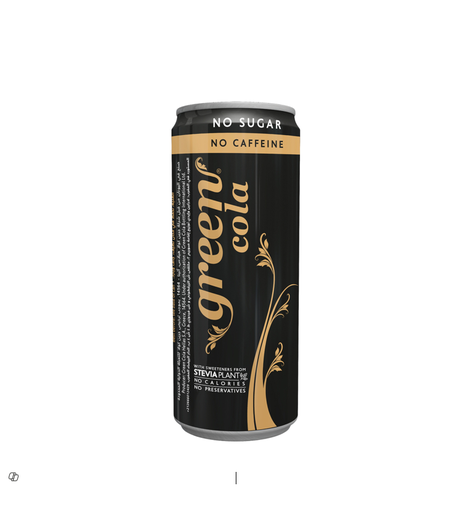 Green Cola Carbonated Drink - sugar free, preservatives free