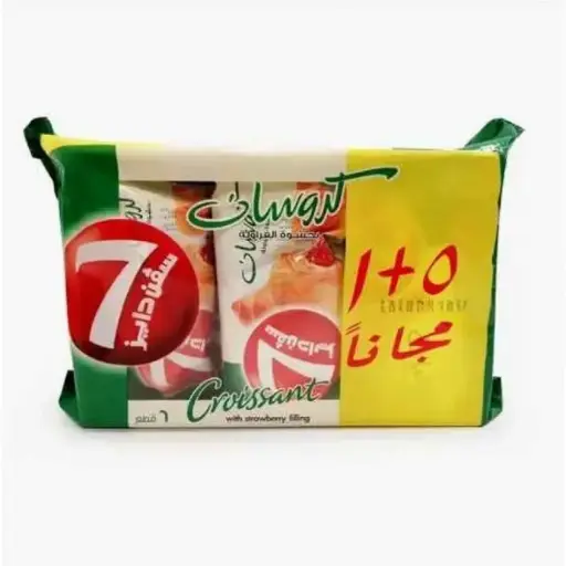 [88680] 7 Days Croissants Filled with Strawberry Jam (5+1 Free)