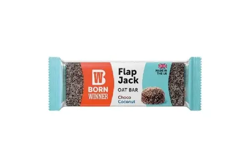 [BW-10-02] Born Winner Flapjack Oat Bar with Chocolate & Coconut