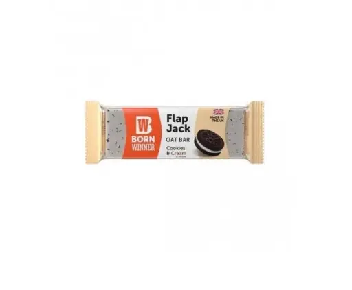 [BW-10-05] Born Winner Flapjack Oat Bar Cookies & Cream Flavor
