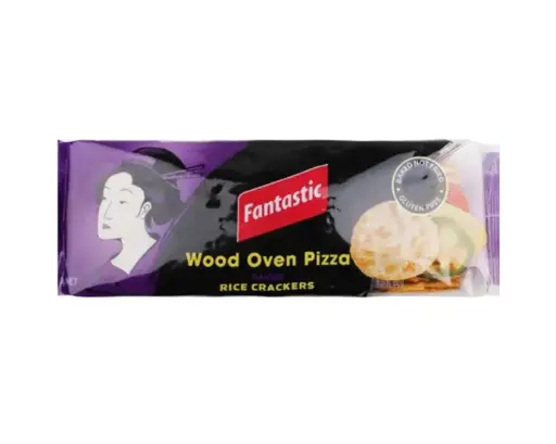 Fantastic Baked Rice Crackers Pizza Flavor - gluten free