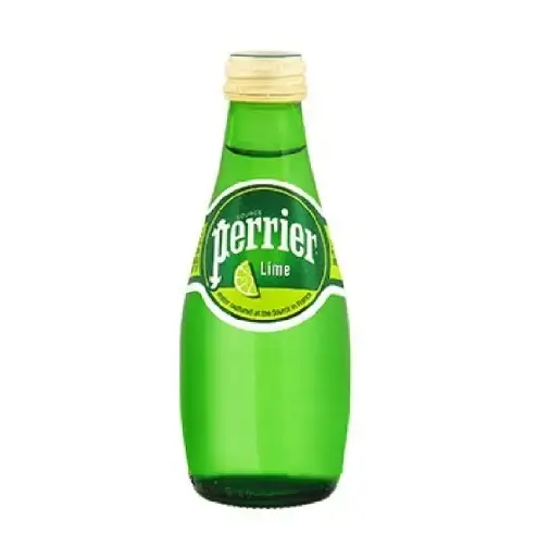 [805A20LI1562] Perrier Sparkling Water Glass Bottle Lime Flavor 200ml