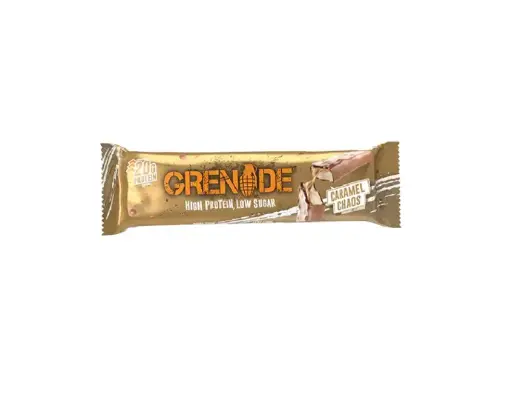 Grenade 21g Protein Bar Caramel Chaos Flavor - low sugar