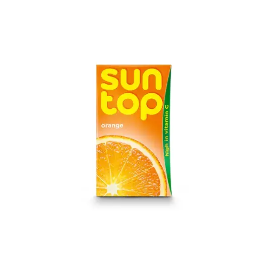 Sun Top Long Life Orange Drink - preservatives free, artificial flavors free, artificial colors free