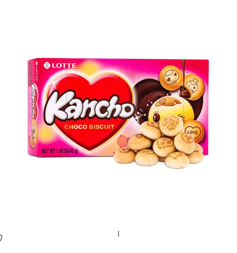 Lotte Kancho Biscuit Bites Filled with Chocolate