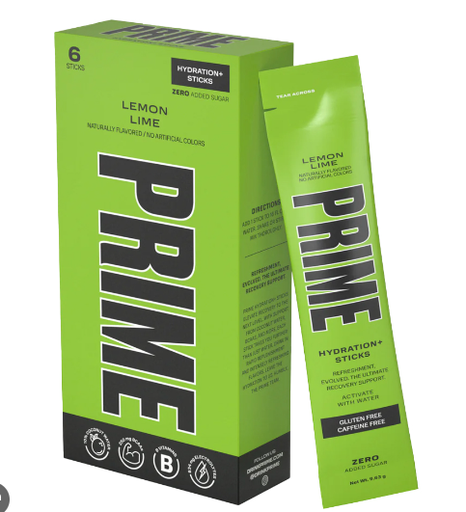 PRIME HYDRATION STICKS LEMON LIME