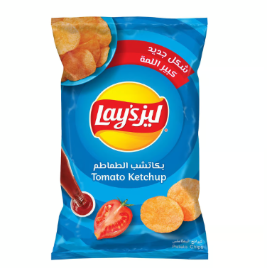 [8184] Lay's Tomato Ketchup Potato Chips 48GM