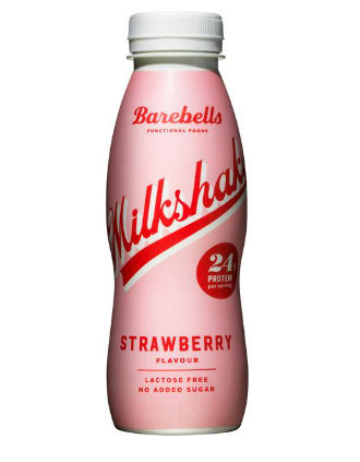 Barebells Protein Milkshake Strawberry Flavor - lactose free, no added sugar