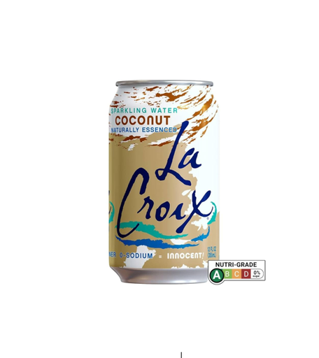 La Croix Sparkling Water Coconut Flavor 355ml - sodium free