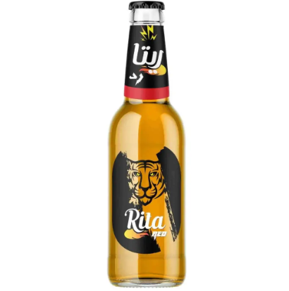 Rita Red Carbonated Drink Glass Bottle