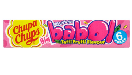 Chupa Chups Mega Big Babol Soft Bubblegum Tutti Frutti Flavor
