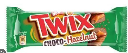 Twix Twin Chocolate Bar with Hazelnut