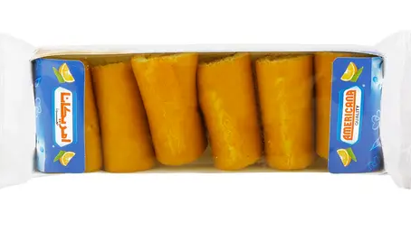 Americana Cake Rolls with Vanilla Cream & Orange Jam (6 Pieces)