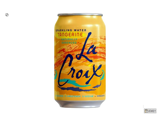 [087-188246] La Croix Curate Sparkling Water Tangerine Flavor 355ml - calorie free, sweeteners free, sodium free
