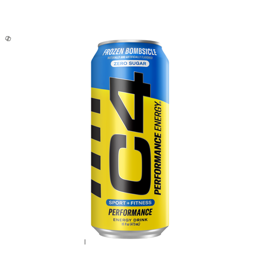 C4 Original Carbonated Drink Dietary Supplement Frozen Bombsicle Flavor Sugar Free 473ml