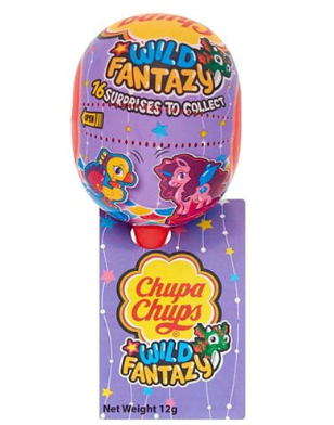 Chupa Chups Changing Faces Lollipop Strawberry Flavor with Surprise Toy