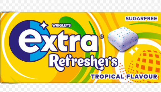 [MWG01900] Extra Refreshers Chewing Gum Tropical Flavor - sugar free 18GM
