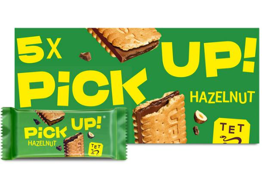 [1040-00074] Pick Up Milk Chocolate Biscuit Bar with Hazelnut Filling