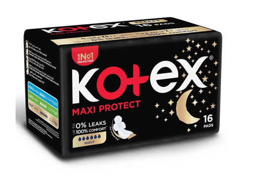 Kotex Maxi Protect Night Pads with WingsLLL