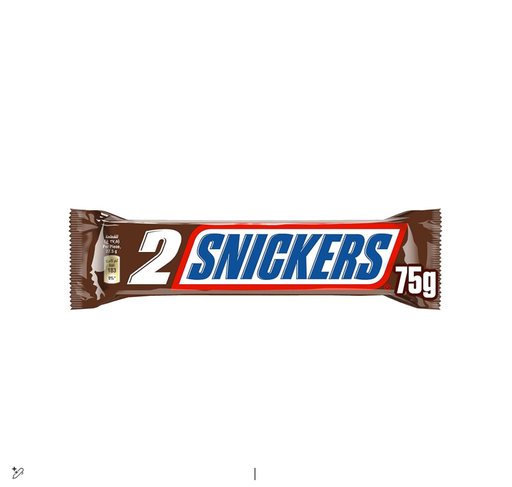[MCH68700] Snickers Chocolate Bars Filled with Caramel & Peanuts (2 Pieces) 75g