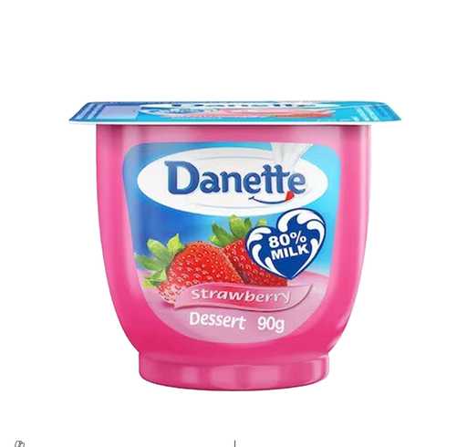 [211] Danette Strawberry Pudding
