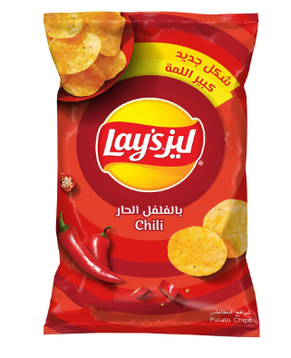 [8183] Lay's Chili Potato Chips 48GM