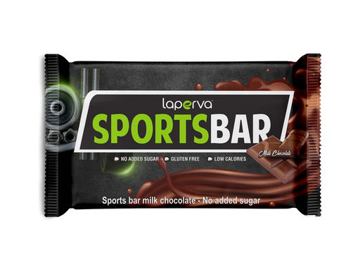 Laperva Sports Bar Milk Chocolate Flavor - gluten free, no added sugar, low calories