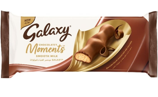 Galaxy Chocolatey Moments Smooth Milk Chocolate Coated Shortcake Biscuit