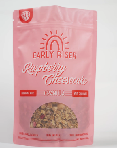 [0003] EARLY RISER RASPBERRY CHEESECAKE SACHET 35GM