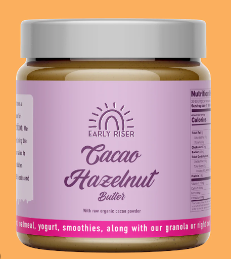 Early Riser Crunchy Cacao Hazelnut Nut Butter