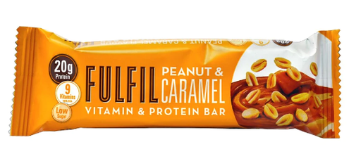 [01020107173] Fulfil Peanut & Caramel 20g Protein Bar with Vitamins - low sugar 55g