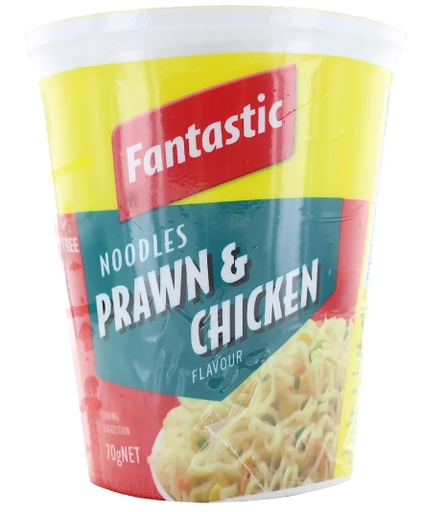 Fantastic Instant Noodle Cup Prawn & Chicken Flavor