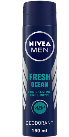 [2177] Nivea Men Fresh Active 48H Deodorant Spray 150ML