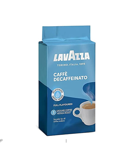 Lavazza Decaf Ground Coffee Medium Roast