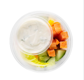 [148087] ALOSRA CRUDITE CUP WITH HERBED LABNEH