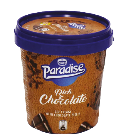 Paradise Rich Chocolate Ice Cream with Chocolate Pieces